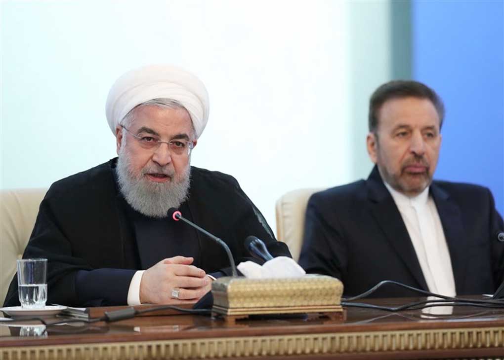 روحانی:مقصر اصلی آمریکاست /  ظرفیت عملی فشار های آمریکا پایان یافته است