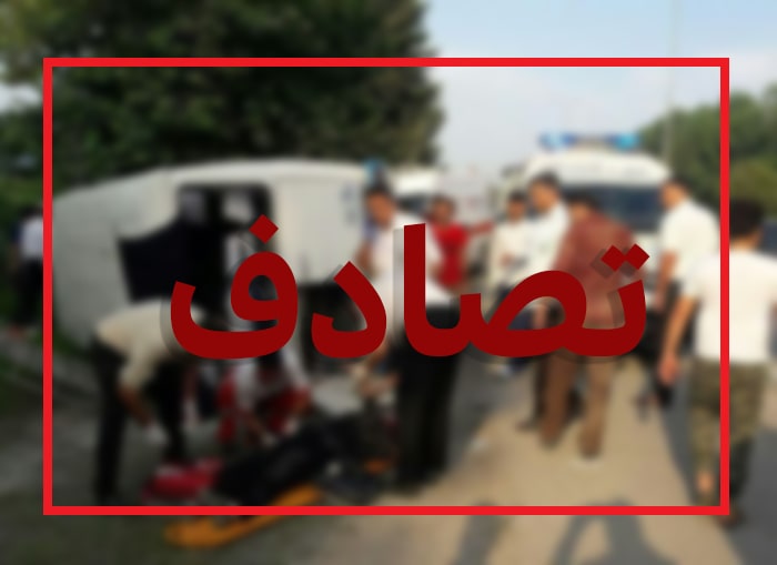 واژگونی اتوبوس در اتوبان زنجان-تبریز