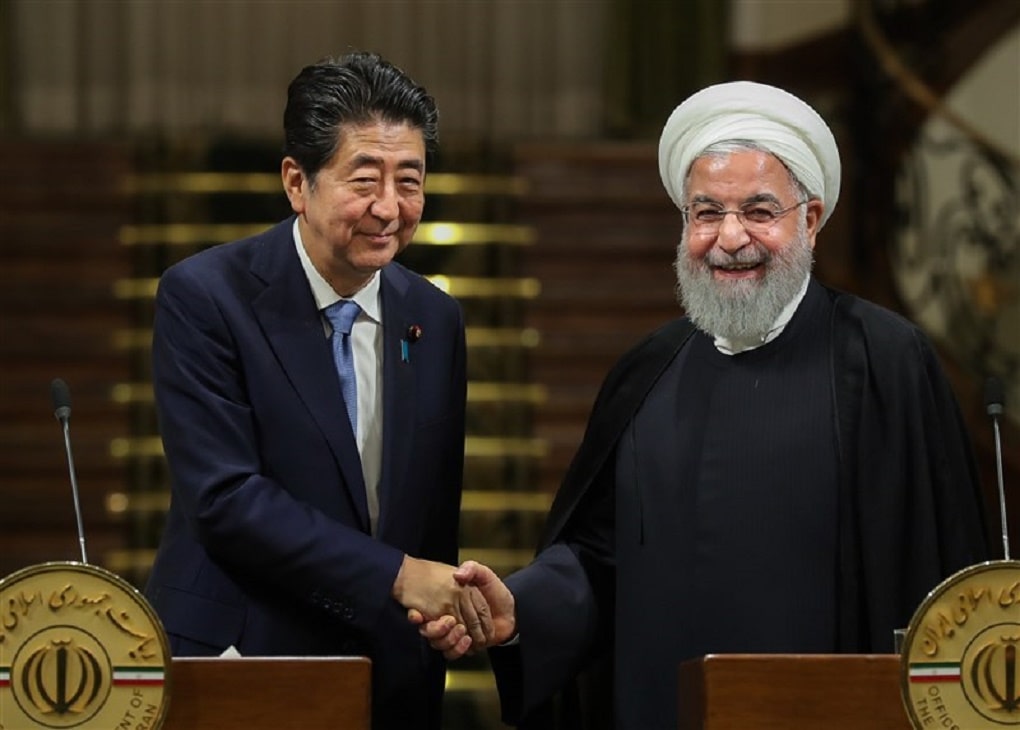 دیدار روحانی و نخست وزیر ژاپن