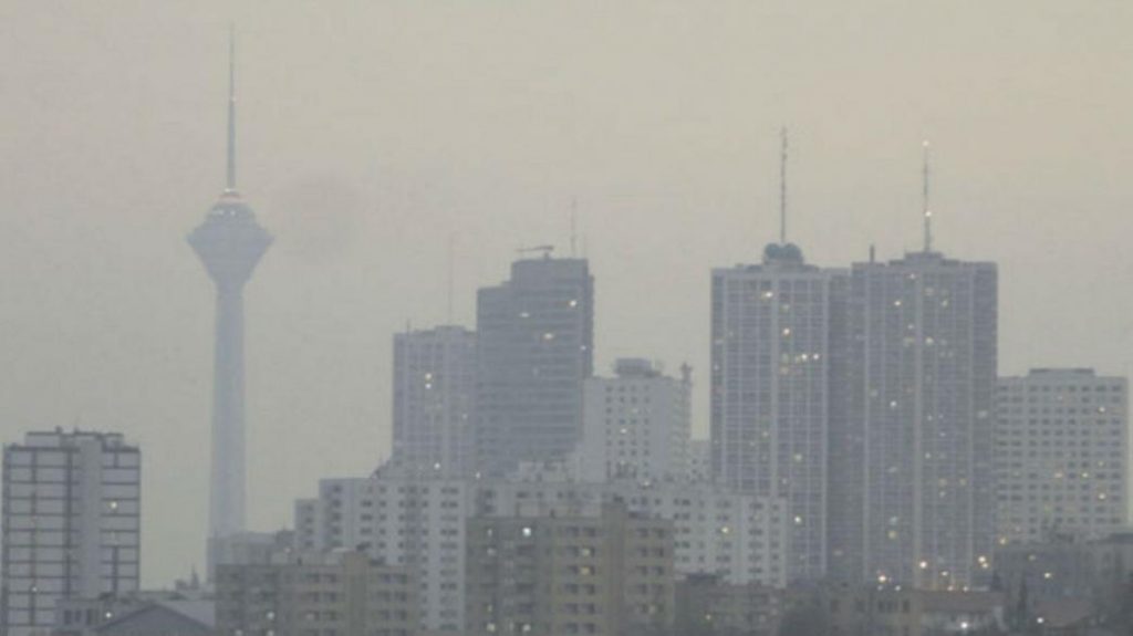 شاخص کیفیت هوای تهران 23 دی