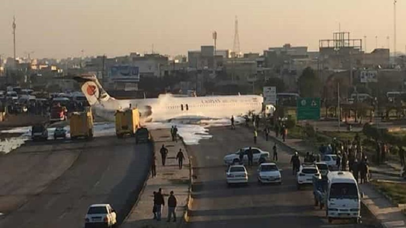 حادثه برای هواپیمای بوئینگ کاسپین تهران _ ماهشهر!