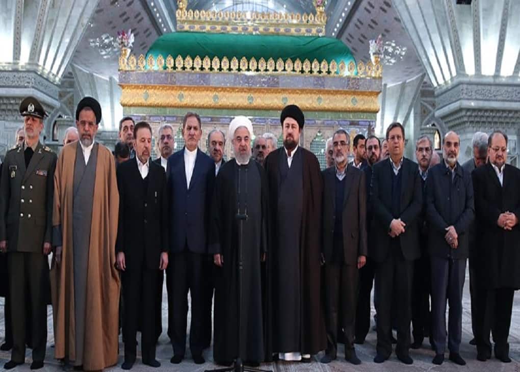 اظهارات رئیس جمهور در حرم امام