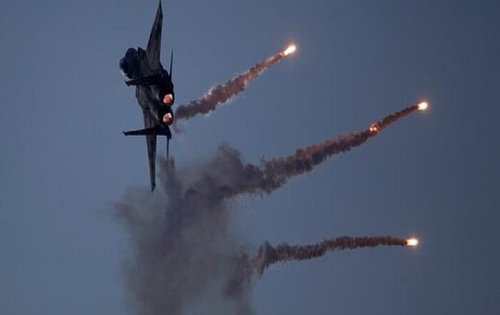 حمله هوایی اسراییل به دمشق از آسمان لبنان