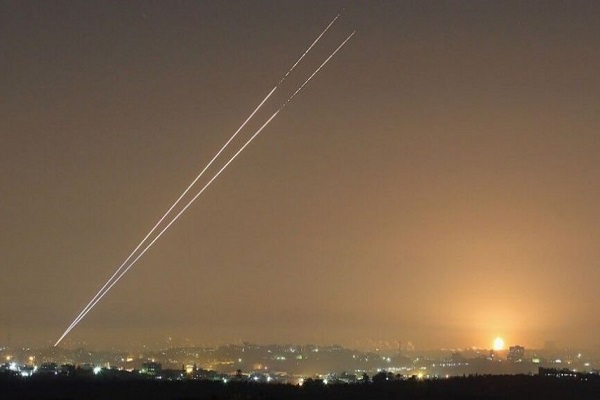 شلیک دو راکت از نوار غزه