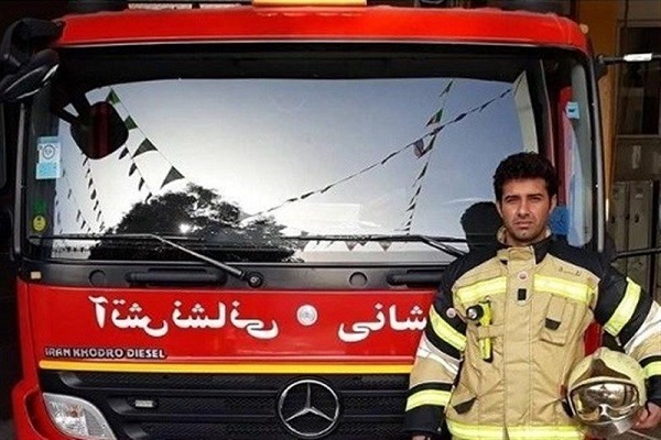 آتش سوزی یک واحد مغازه در شوش | شهادت آتش نشان مرتضی حیدری