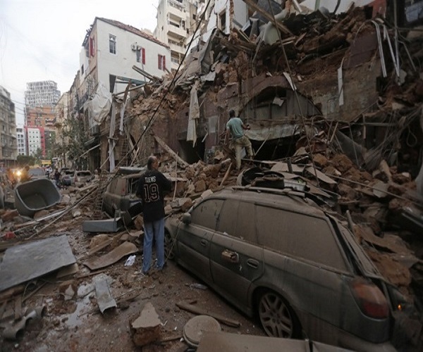 انفجار بیروت ۳۰۰ هزار بی خانمان برجا گذاشت | تصاویر انفجار بندر بیروت