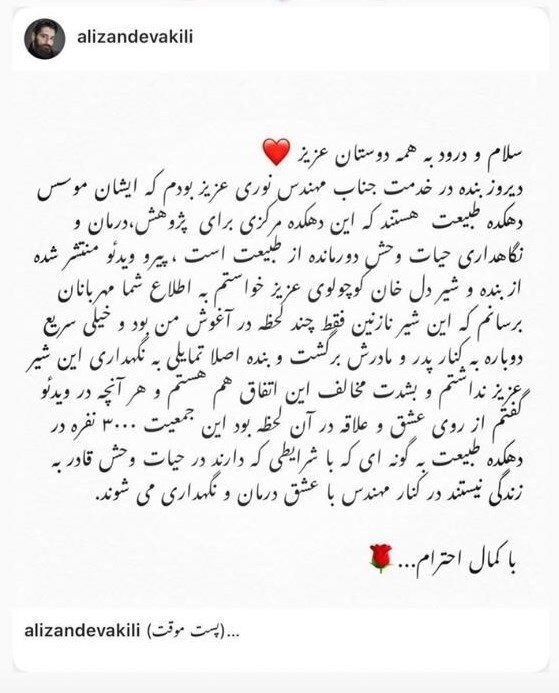 علی زندوکیلی