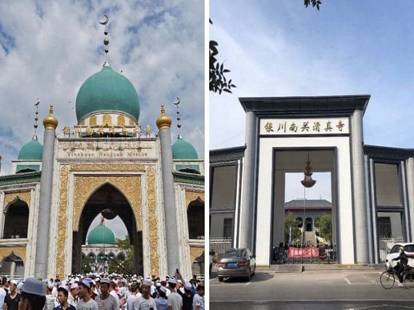 دولت کمونیست چین گنبد مساجد و سایر المان های مذهبی مسلمانان را تخریب می‌کند