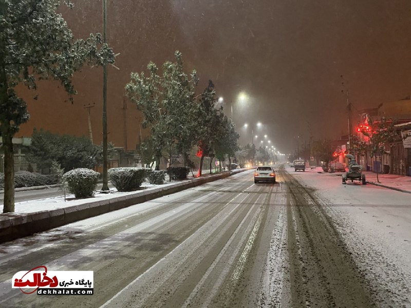 تصاویر بارش برف در شهرستان گرمی (مغان) استان اردبیل - پایگاه خبری دخالت |  پایگاه خبری دخالت