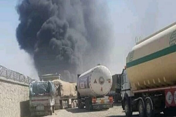 آتش سوزی گمرک ایران و افغانستان