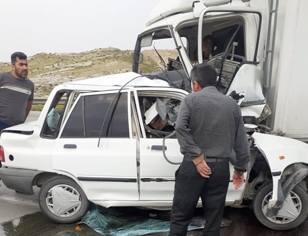 تصادف پراید و ایسوزو در خوزستان