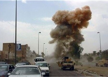 شهادت ۱۰ سرباز عراقی در انفجار بمب کنار جاده ای در شمال بغداد