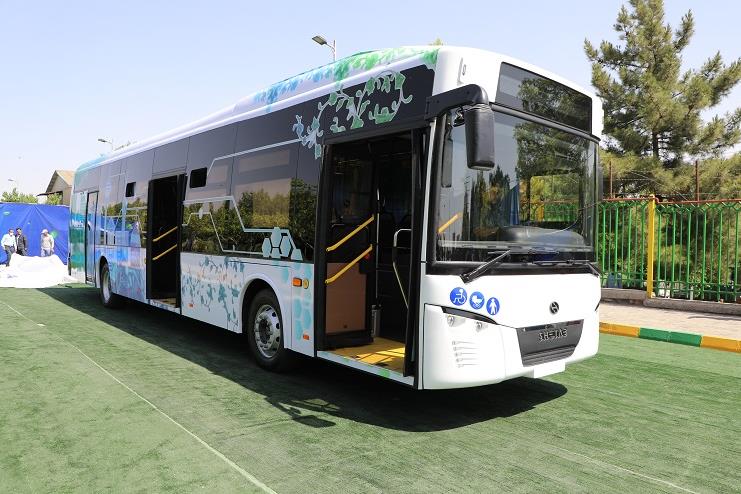 اتوبوس شتاب اولین خودروی الکتریکی تولید ایران