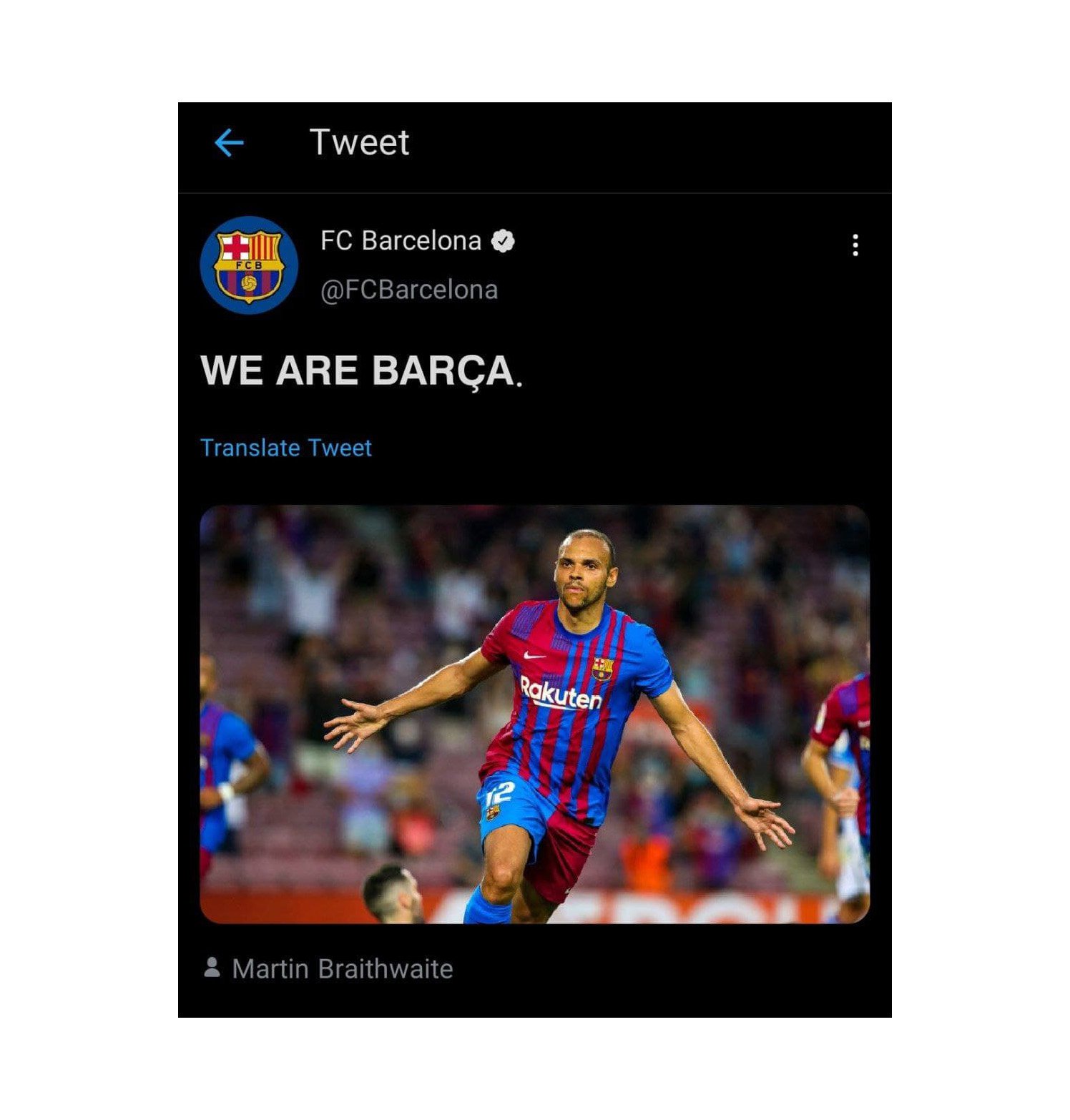 کنایه اکانت توئیتر بارسلونا خطاب به مسی
