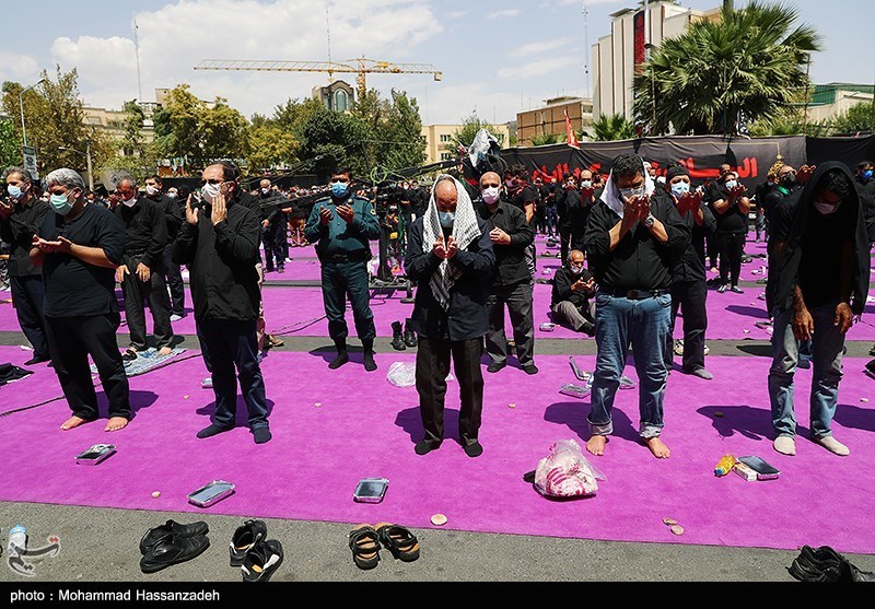 برگزاری عاشورای حسینی در میدان فلسطین