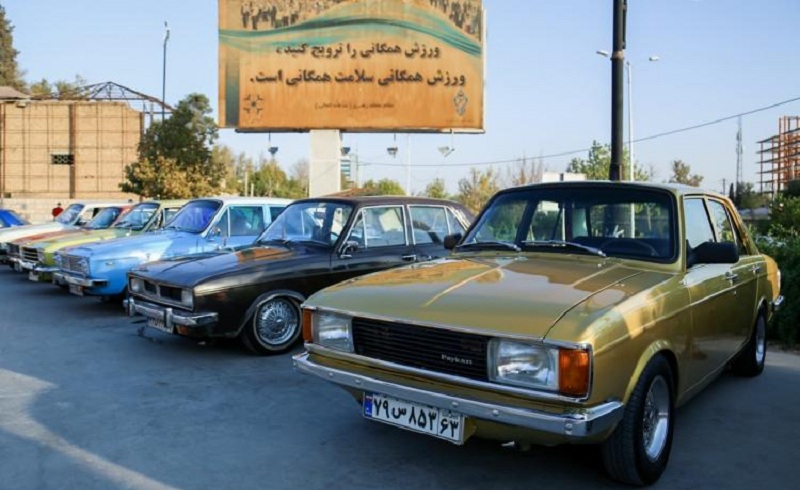 همایش یک روزه خودرو‌های تاریخی در شیراز