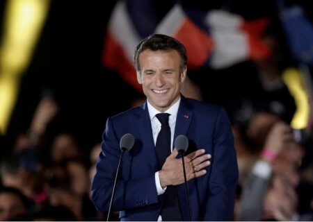 مکرون بار دیگر رئیس جمهور فرانسه شد