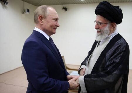 تصاویر دیدار پوتین با رهبر ایران ۱۴۰۱