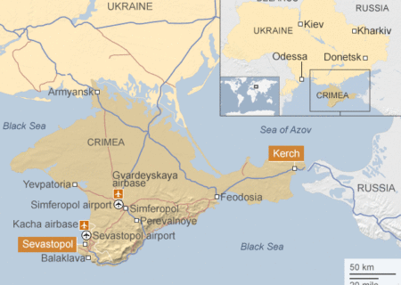 حملات ارتش اوکراین به پل‌هایی در مرز با کریمه