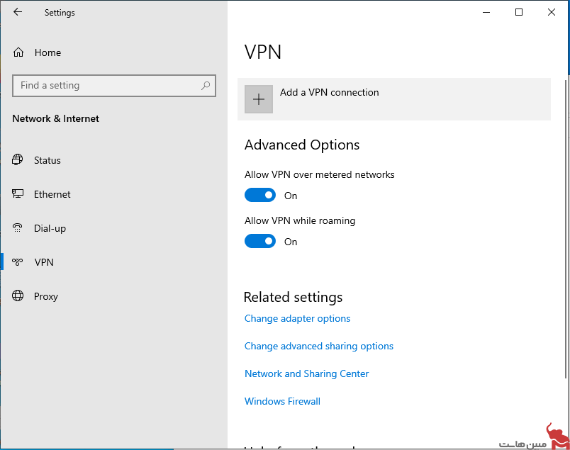 Add a VPN connection