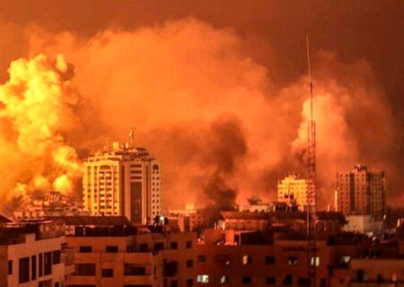 ادامه حمله هوایی اسرائیل به غزه