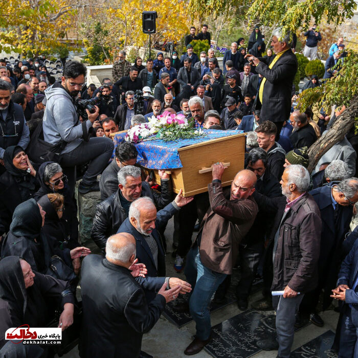 تشییع و خاکسپاری پیکر «پروانه معصومی»