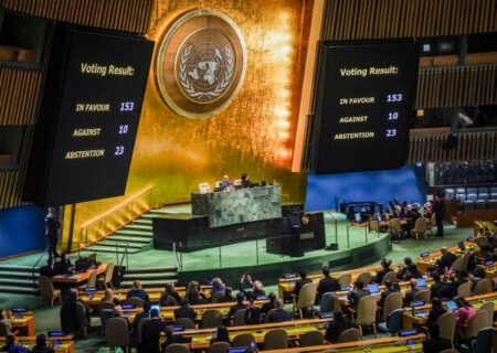 تصویب قطعنامه آتش‌بس فوری در غزه در مجمع عمومی سازمان ملل