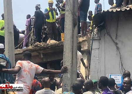 ریزش ساختمان مدرسه ای در نیجریه؛ ۲۲ دانش آموز جان باختند