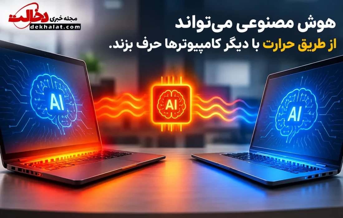 هوش مصنوعی می‌تواند از طریق حرارت با دیگر کامپیوترها حرف بزند