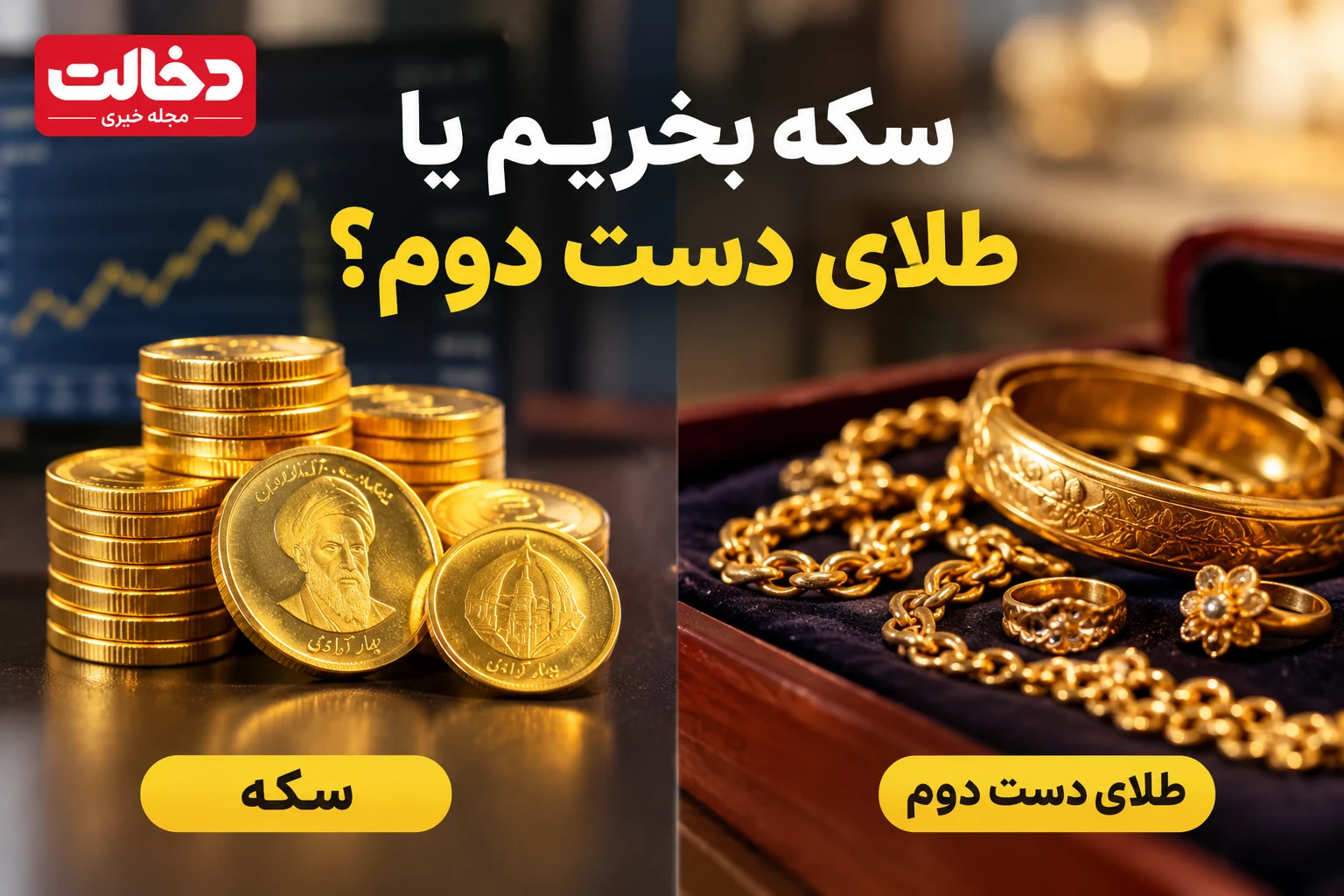 سکه بخریم یا طلای دست دوم؟ مقایسه سود و ریسک خرید